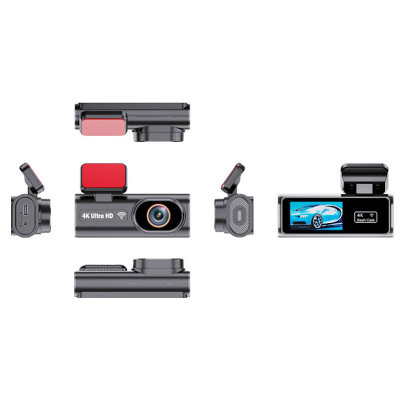 Caméra de Voiture 4K Dual Lens – Dashcam WiFi avec Écran 1.97” & Mode Parking Surveillance 24h