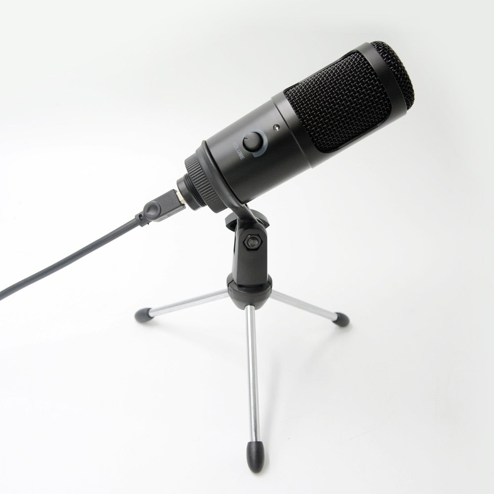 Streaming USB Microphone Metal Condenser Microphones for Laptop Computer Recording Studio Streaming Karaoke Youtube