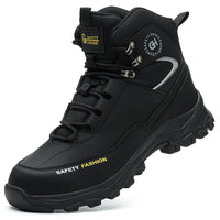 Men's anti smashing and anti piercing hiking work shoes are breathable for men