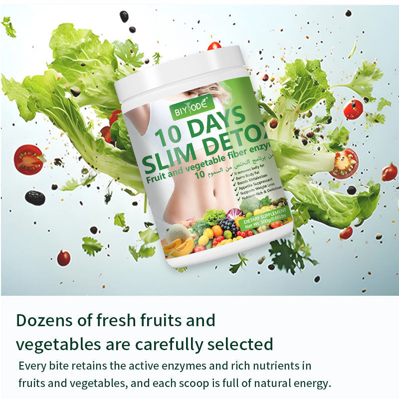 Tasse de thé minceur Detox Body Slim Plus de BIYODE, boisson brûle-graisses pour la perte de poids et la détoxification.