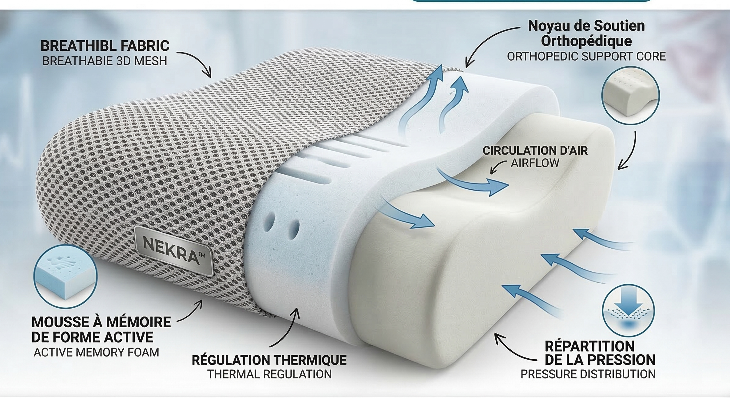 mousse pour bien dormir la nuits
avec ces caractéristique 