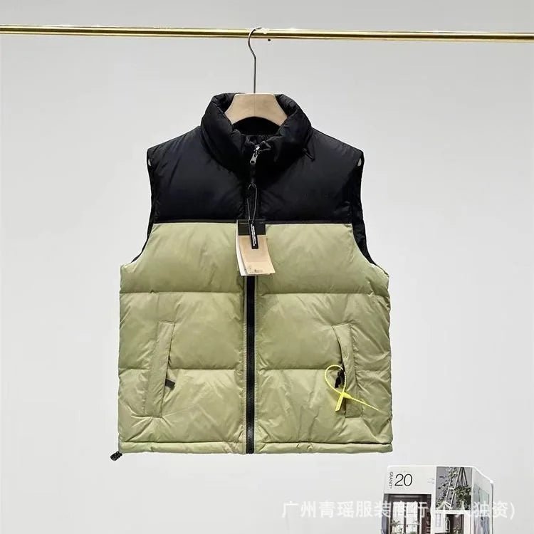 Classic 1996 Cotton Vest Outdoor Sports Warmth Embroidery Thickened Zipper Closure Unisex Cotton Vest for All Seasons - 𝐃𝐔𝐕𝐋𝐀𝐒𝐇𝐎𝐏