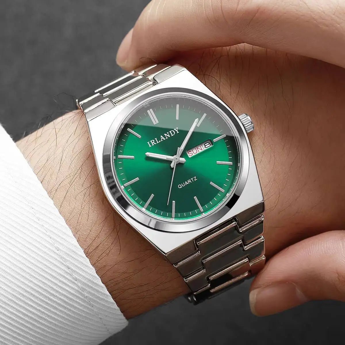 Fashion Men's Calendar Quartz Watch Luxury Men Business Watches For Mens Clock Reloj Hombre（Without Box） - 𝐝𝐮𝐯𝐥𝐚𝐬𝐡𝐨𝐩.𝐜𝐨𝐦