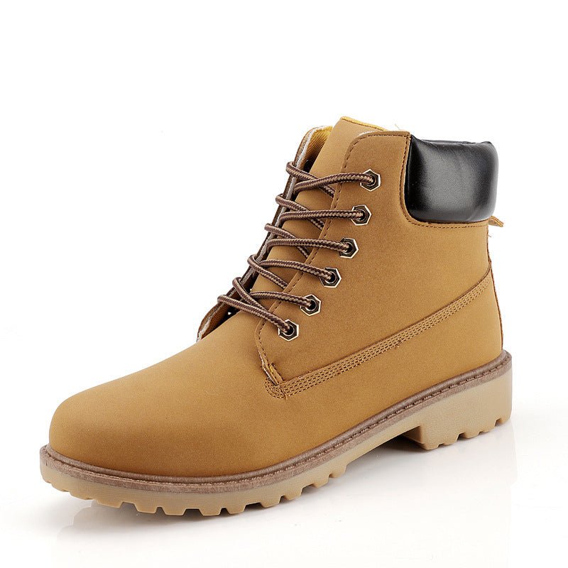 Fashionable high top Martin boots for men casual Baotou workwear shoes autumn and winter men's boots - 𝐝𝐮𝐯𝐥𝐚𝐬𝐡𝐨𝐩.𝐜𝐨𝐦