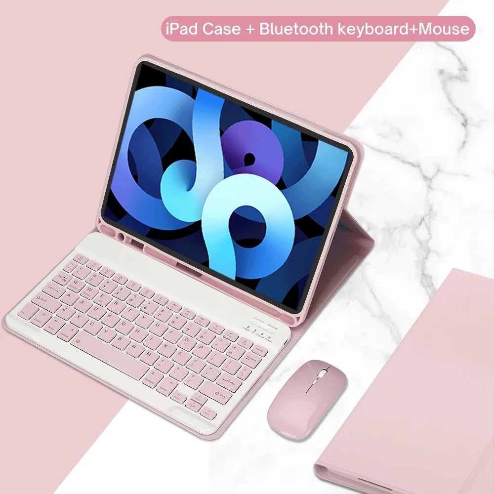 For iPad Air 4th 10.9" 2020 A2072 A2316 A2324 A2325 Keyboard Case for iPad Air 5th 10.9" 2022 A2588 A2589 A2591 Case - 𝐃𝐔𝐕𝐋𝐀𝐒𝐇𝐎𝐏