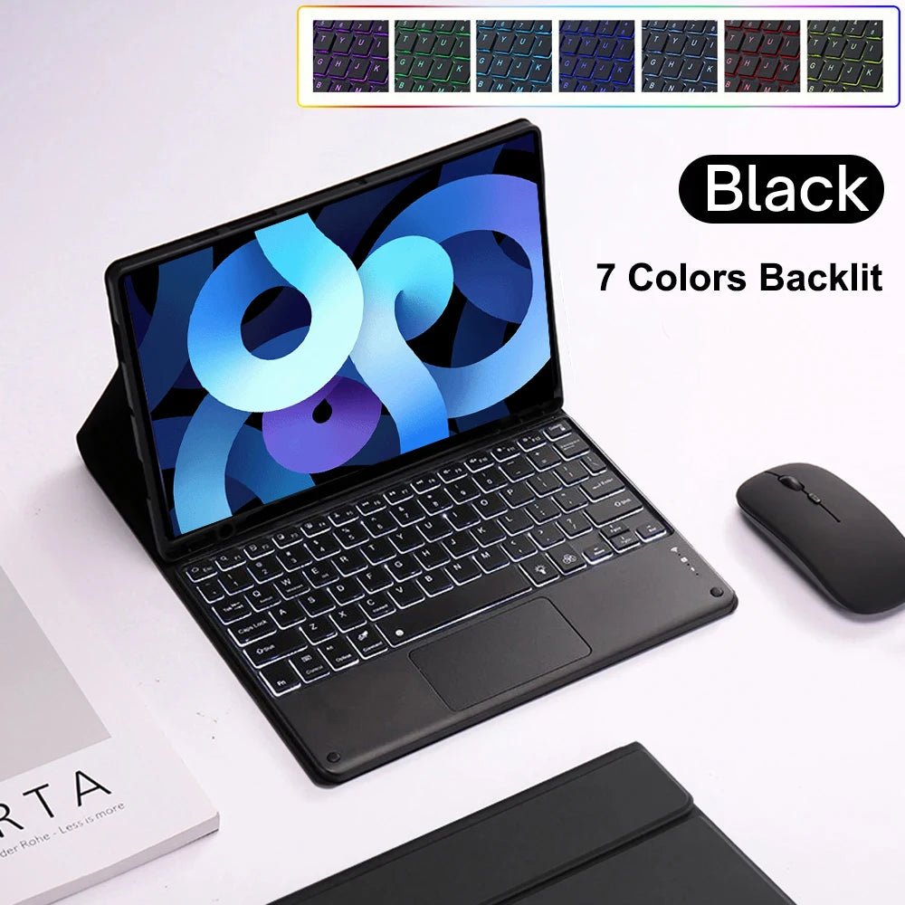 For iPad Air 4th 10.9" 2020 A2072 A2316 A2324 A2325 Keyboard Case for iPad Air 5th 10.9" 2022 A2588 A2589 A2591 Case - 𝐃𝐔𝐕𝐋𝐀𝐒𝐇𝐎𝐏