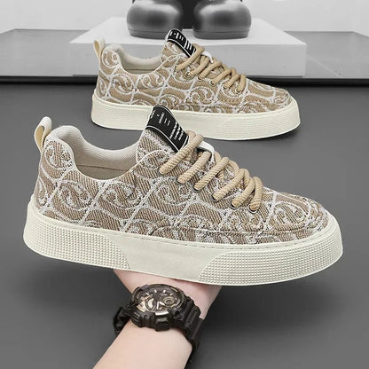 Graffiti prints black canvas sneakers mens vulcanized shoes man low top sneaker lace up trainer skateboard shoes men's plimsolls - 𝐝𝐮𝐯𝐥𝐚𝐬𝐡𝐨𝐩.𝐜𝐨𝐦