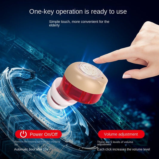 Hearing Aid Sound Amplifier for Elderly with Magnetic Charging Case, Mini Invisible Sound Collector, Portable Audio Enhancer - 𝐝𝐮𝐯𝐥𝐚𝐬𝐡𝐨𝐩.𝐜𝐨𝐦