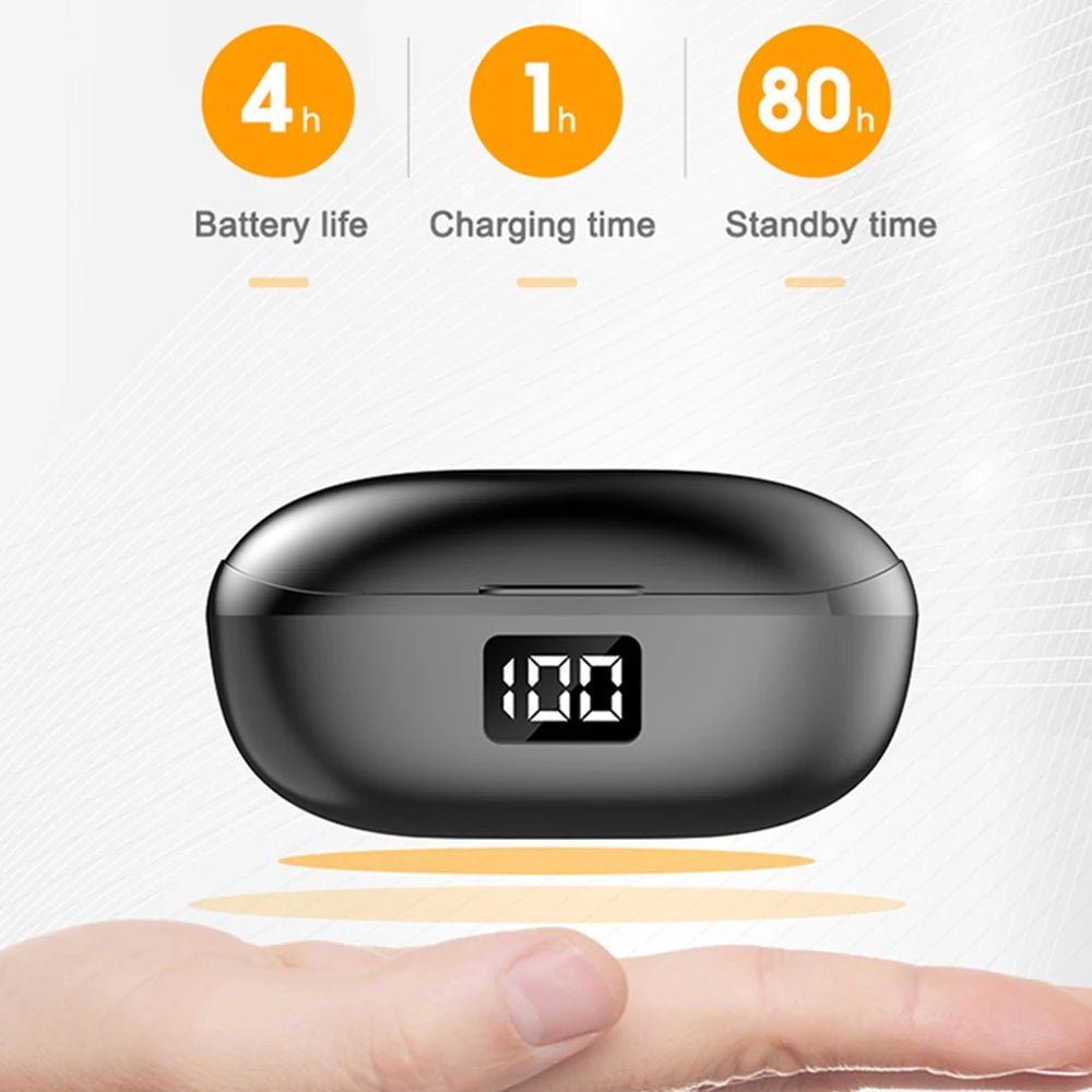 HKT6 TWS Bluetooth 5.0 Earphones Wireless Headphones - 𝐃𝐔𝐕𝐋𝐀𝐒𝐇𝐎𝐏