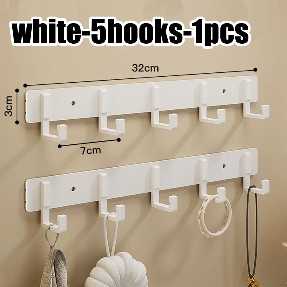 Household Wall Coat Rack Black Hooks For Hangging Clothes Towel Hanger Bathroom Robe Hook Heavy Duty Kitchen Accessories - 𝐝𝐮𝐯𝐥𝐚𝐬𝐡𝐨𝐩.𝐜𝐨𝐦