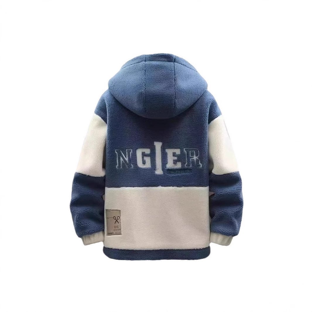 Lamblet loose cotton padded thick jacket for men's wear - 𝐃𝐔𝐕𝐋𝐀𝐒𝐇𝐎𝐏