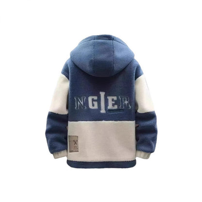 Lamblet loose cotton padded thick jacket for men's wear - 𝐃𝐔𝐕𝐋𝐀𝐒𝐇𝐎𝐏