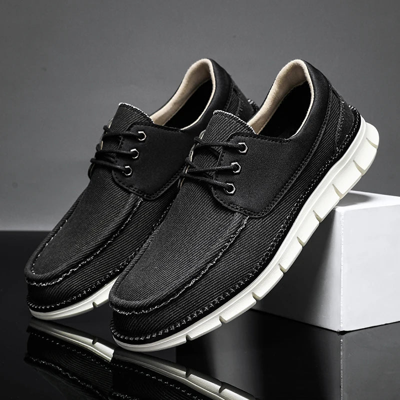 Loafers Business British Style Canvas Shoes Large Size 47 Luxury Designer Sneakers Outdoor Men's Casual Denim Vulcanize Shoes - 𝐃𝐔𝐕𝐋𝐀𝐒𝐇𝐎𝐏