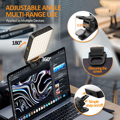 Magnetic fill light LED video conference phone fill light camera photography live broadcast photography pocket light - 𝐝𝐮𝐯𝐥𝐚𝐬𝐡𝐨𝐩.𝐜𝐨𝐦