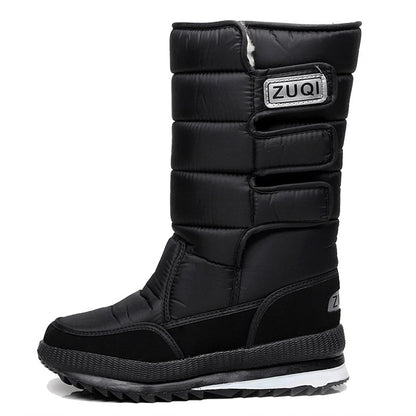 Men Boots Winter Waterproof Snow Shoes with Fur Plush Warm Men Snow Boots Spring Footwear Comfortable Adult Casual Shoes - 𝐃𝐔𝐕𝐋𝐀𝐒𝐇𝐎𝐏