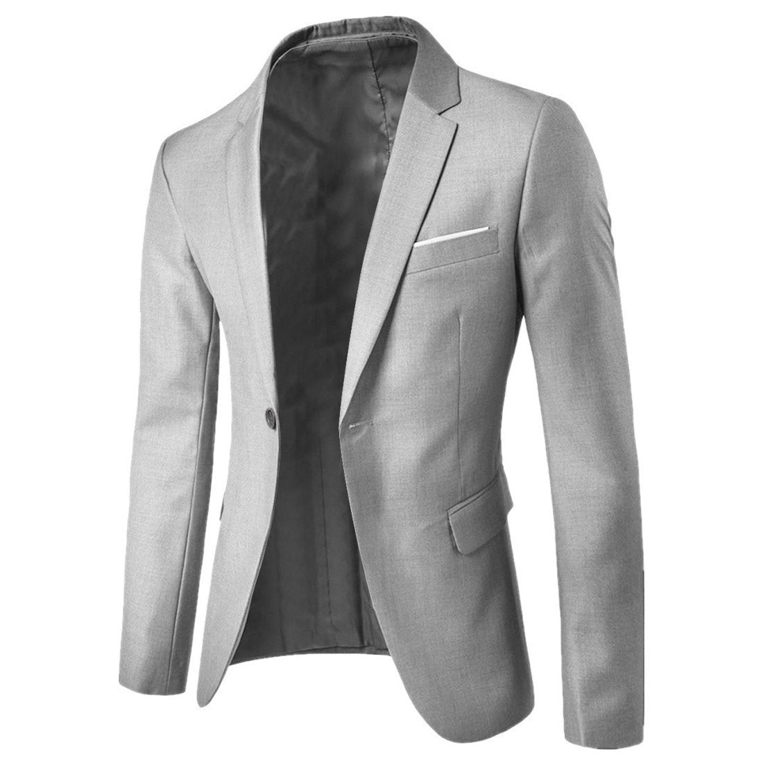Men Casual Slim Fit Blazer Jacket - 𝐝𝐮𝐯𝐥𝐚𝐬𝐡𝐨𝐩.𝐜𝐨𝐦