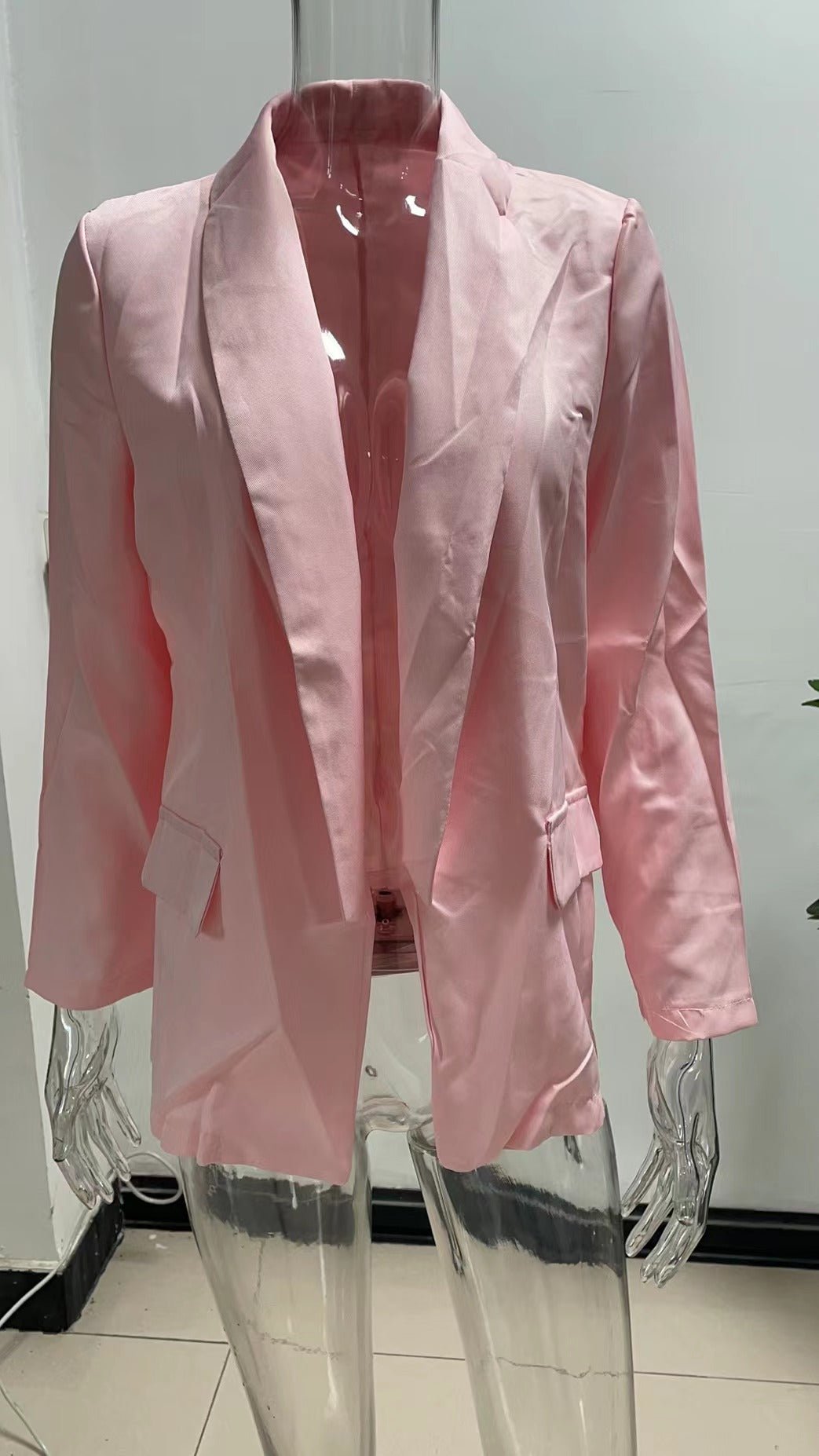 OL Style Fitted Blazer Coat for Women Autumn/Winter Fashion Professional Office Wear Slim Fit Casual Workwear - 𝐝𝐮𝐯𝐥𝐚𝐬𝐡𝐨𝐩.𝐜𝐨𝐦