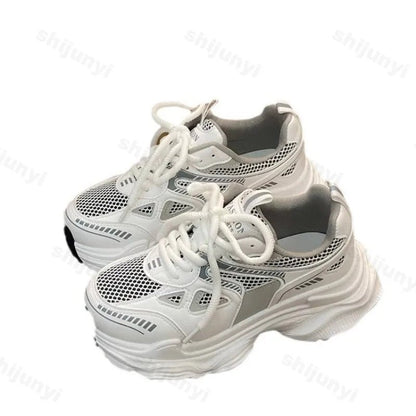 Women Platform Sneakers Autumn Winter New Height Increase Outdoor Non Slip Vulcanized Shoes Comfortable Plush Warm Casual Shoes - 𝐃𝐔𝐕𝐋𝐀𝐒𝐇𝐎𝐏