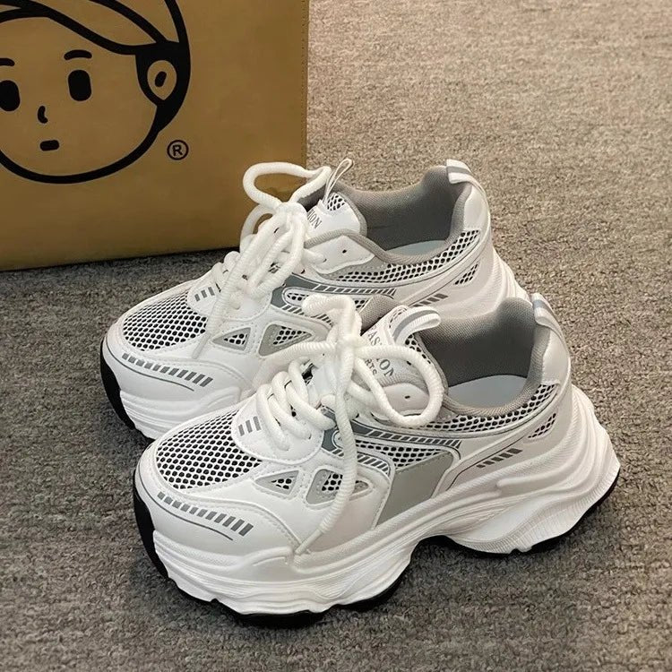 Women Platform Sneakers Autumn Winter New Height Increase Outdoor Non Slip Vulcanized Shoes Comfortable Plush Warm Casual Shoes - 𝐃𝐔𝐕𝐋𝐀𝐒𝐇𝐎𝐏