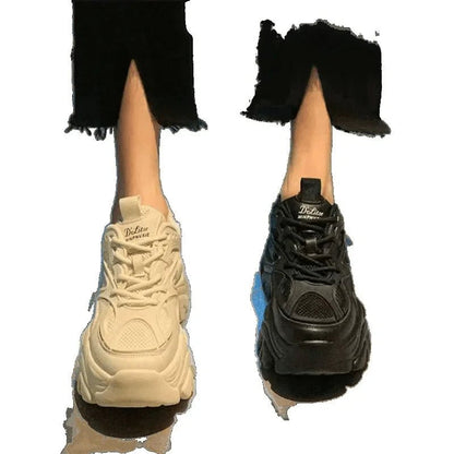 Women's Casual Thick Bottom Net Surface Forest System Dad Shoes Spring Summer New Style Versatile Trendy Casual Shoes - 𝐃𝐔𝐕𝐋𝐀𝐒𝐇𝐎𝐏