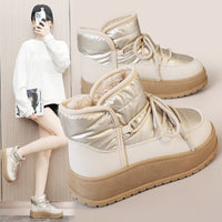Women's Shoes New Winter Warm Fleece Lined High Top Thick Sole Elevated Cotton Shoes - 𝐝𝐮𝐯𝐥𝐚𝐬𝐡𝐨𝐩.𝐜𝐨𝐦